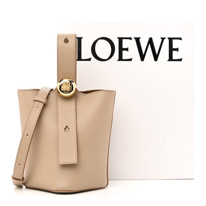 Loewe Soft Grained Calfskin Mini Pebble Bucket Bag Sand 11 of 11