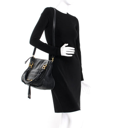Chloe Calfskin Medium Marcie Satchel Black 2 of 8