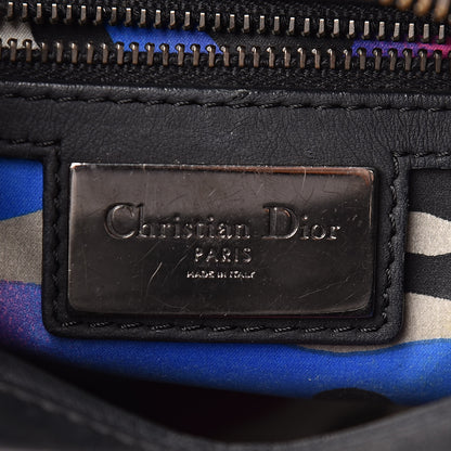 Christian Dior Calfskin Cannage Medium Anselm Reyle Lady Dior Black 6 of 14