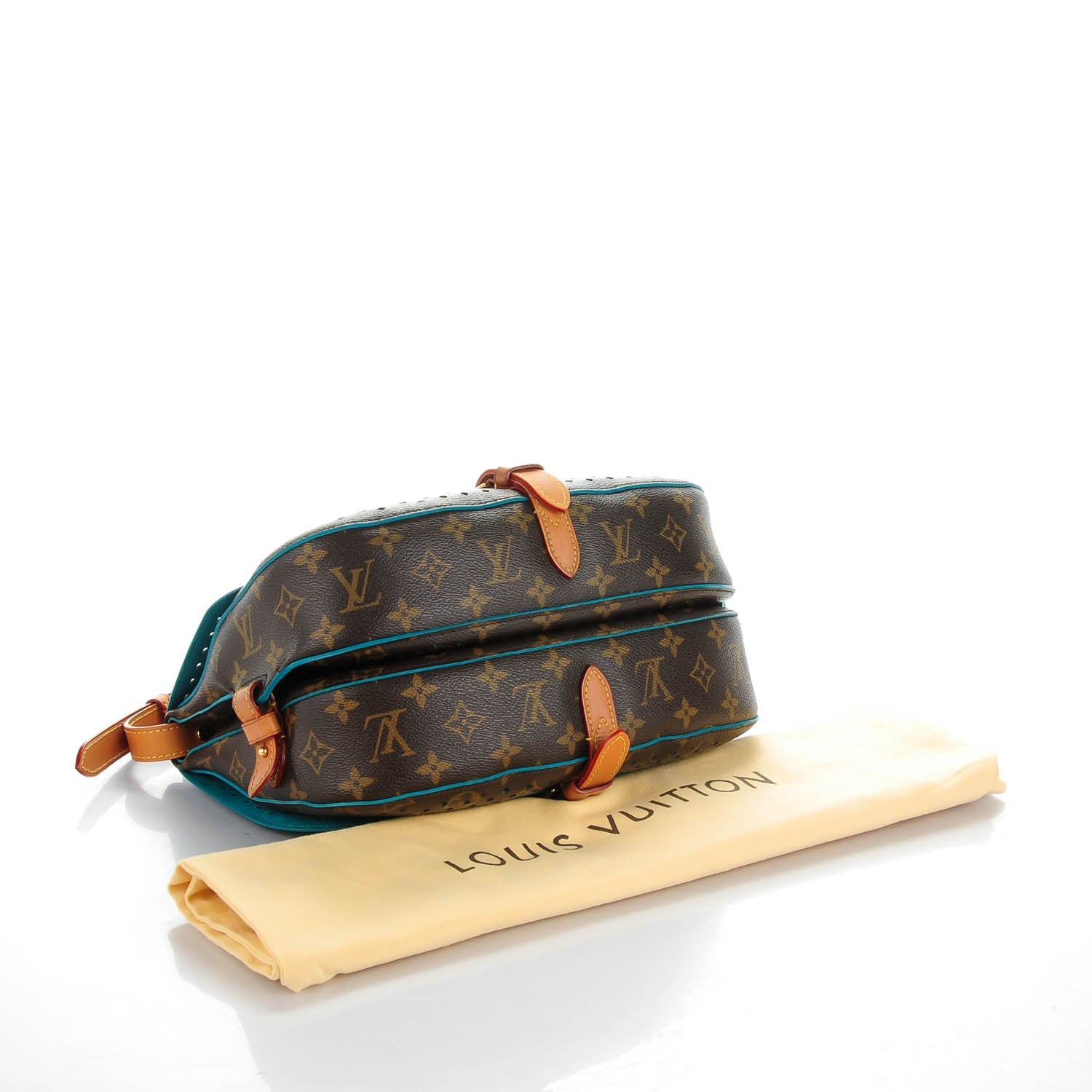 Louis Vuitton Monogram SC Flore Saumur Teal 4 of 8