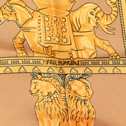 Hermes Silk Torana Pocket Square 3 of 7