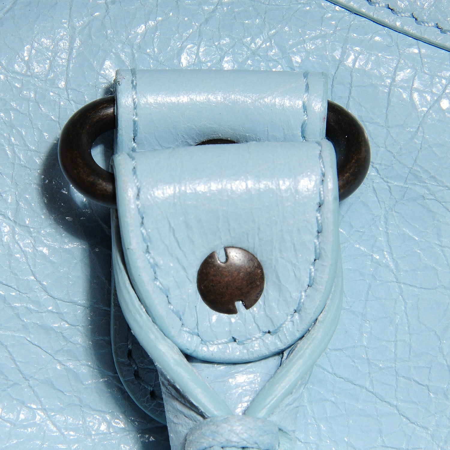Balenciaga Agneau Classic Hardware City Bleu Dragee 13 of 17