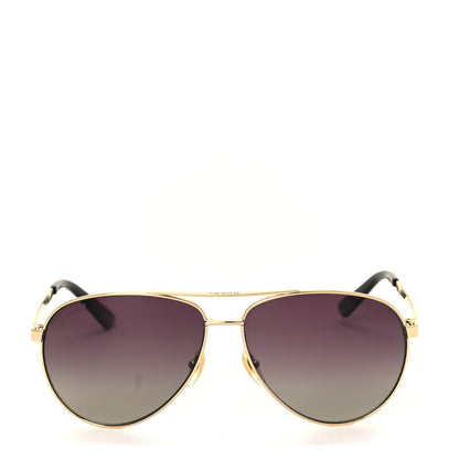 Gucci Aviator Sunglasses GG0237S Gold 2 of 9