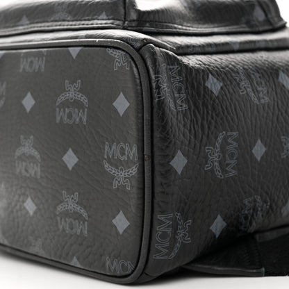 MCM Visetos Studded Small Dual Stark Backpack Black 10 of 15