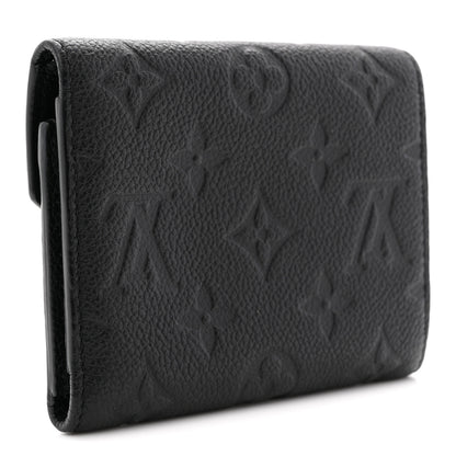 Louis Vuitton Empreinte Victorine Wallet Black 3 of 9