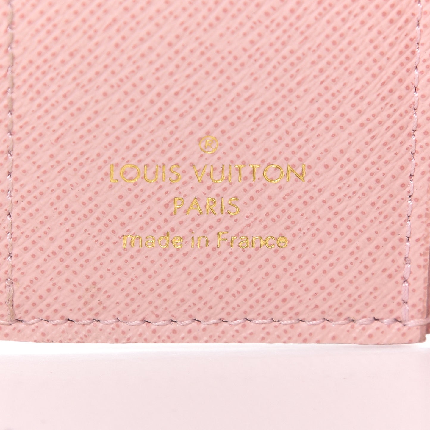 Damier Azur Studded Zoe Wallet Rose Ballerine