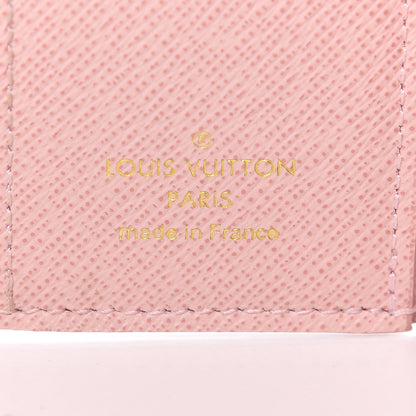 Louis Vuitton Damier Azur Studded Zoe Wallet Rose Ballerine 6 of 15