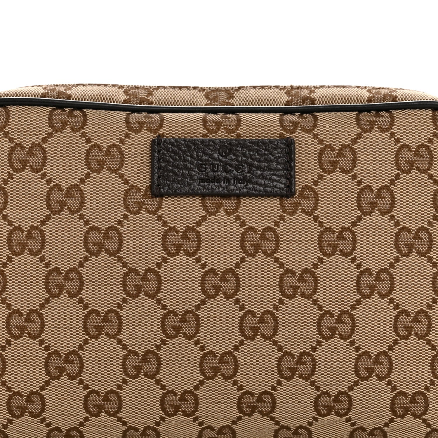 Gucci Monogram Belt Bag Dark Brown 8 of 12