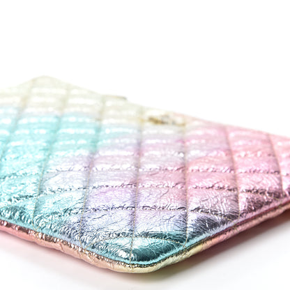 Chanel Metallic Goatskin Quilted Medium 2.55 Reissue Cosmetic Case Multicolor 8 of 9