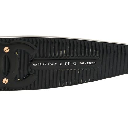 Chanel Square Polarized CC Sunglasses 5494-A Black 6 of 8