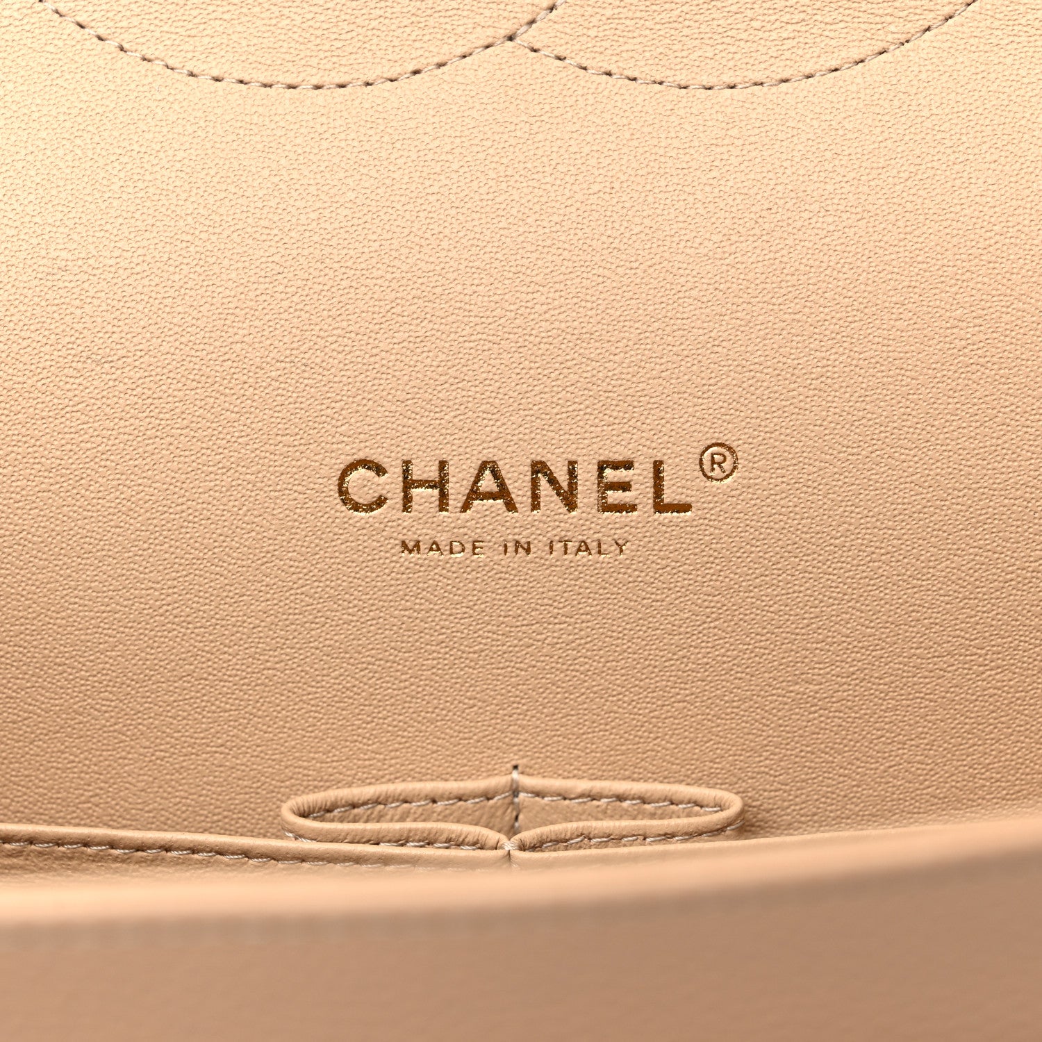 Chanel Caviar Quilted Maxi Double Flap Beige 6 of 14