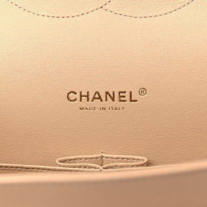 Chanel Caviar Quilted Maxi Double Flap Beige 6 of 14