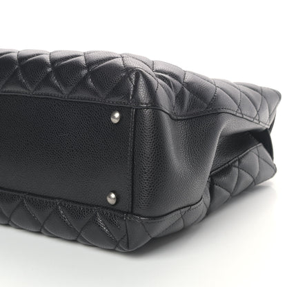 Chanel Caviar Quilted City Shopping Tote Black 9 of 9