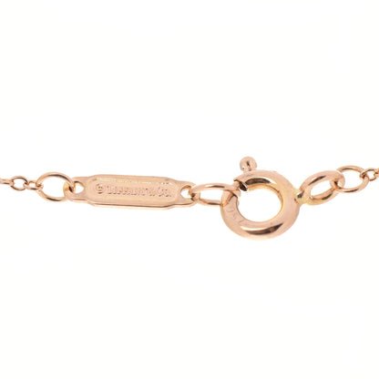 Tiffany 18K Rose Gold Diamond Atlas Pierced Pendant Necklace 4 of 6