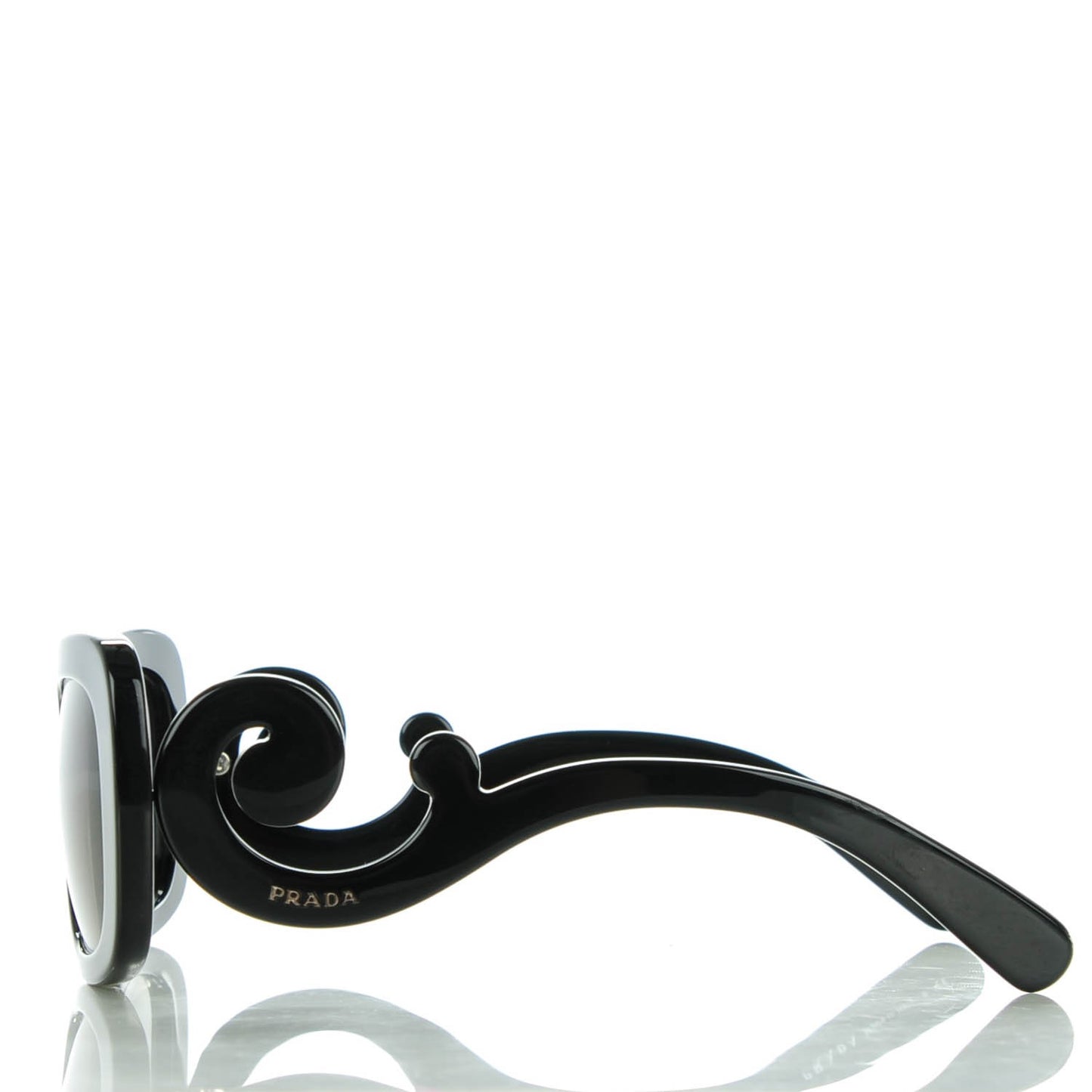 Acetate Baroque Sunglasses SPR 27O Black