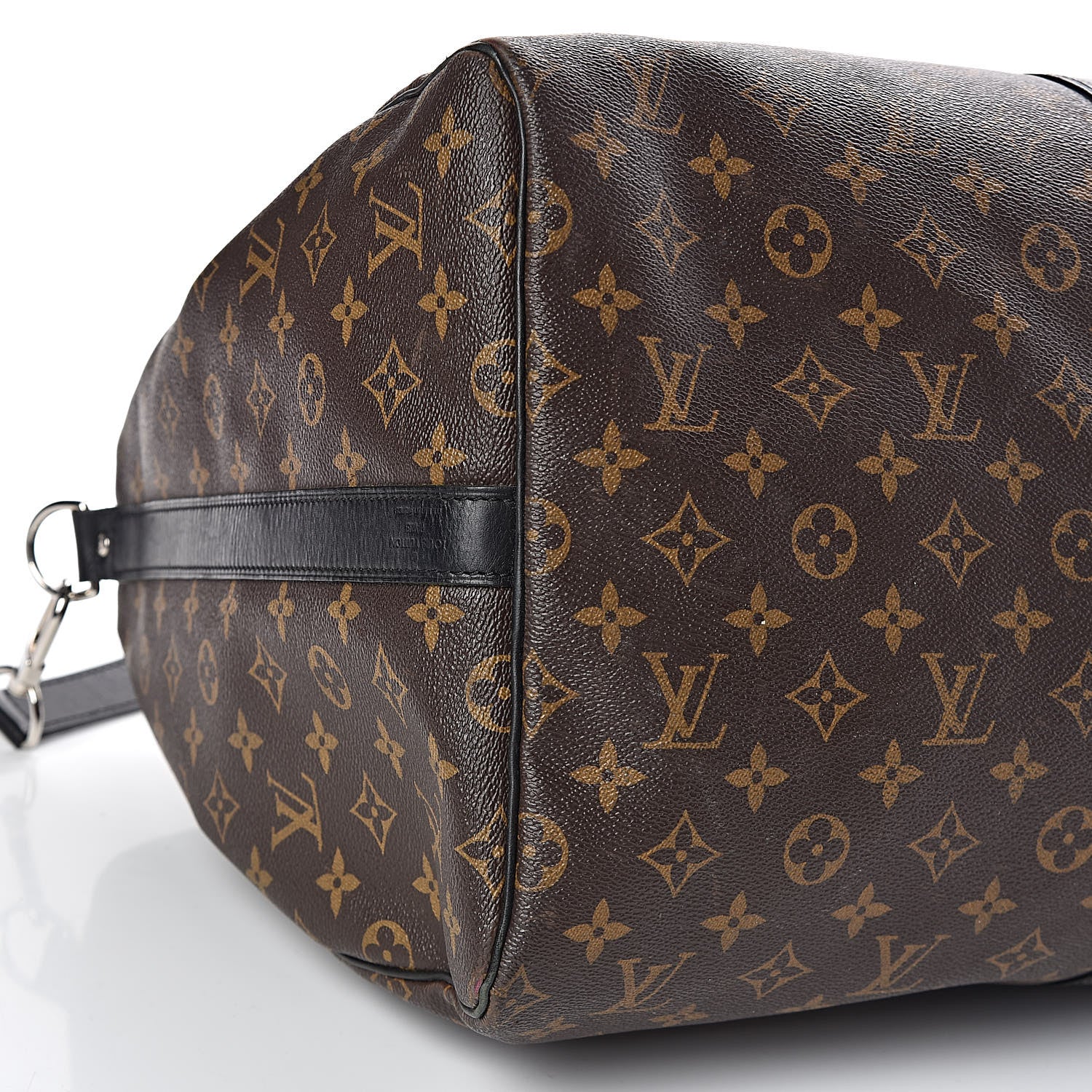Louis Vuitton Monogram Macassar Keepall Bandouliere 55 12 of 16