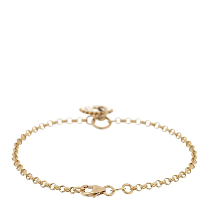 Foundrae 18K Yellow Gold Ceramic Resilience Dark Blossoms Medium Belcher Bracelet 2 of 3