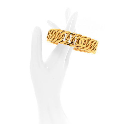 Chanel CC Chain Wide Bracelet Gold 2 of 5