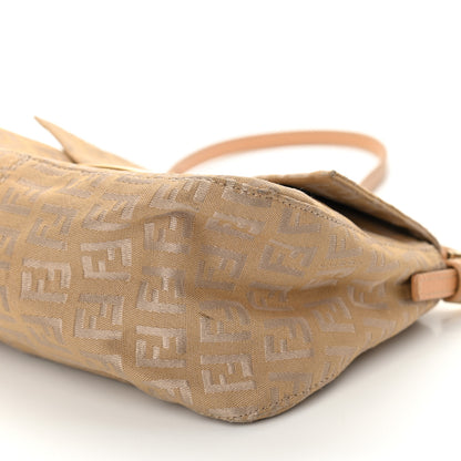 Fendi Zucchino Mini Mama Baguette Beige Gold 9 of 11