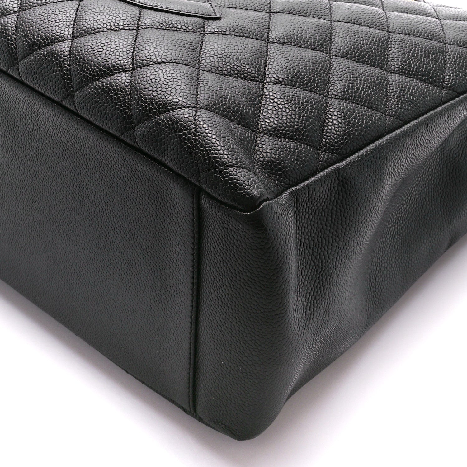 Chanel Caviar Quilted Grand Shopping Tote GST Black 10 of 14