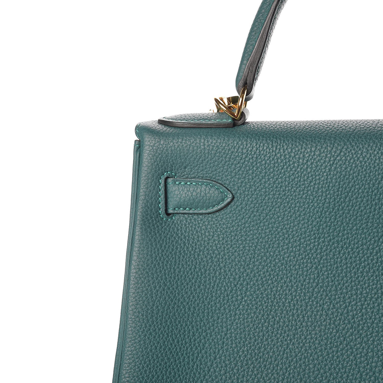 Hermes Togo Kelly Retourne 28 Malachite 8 of 37