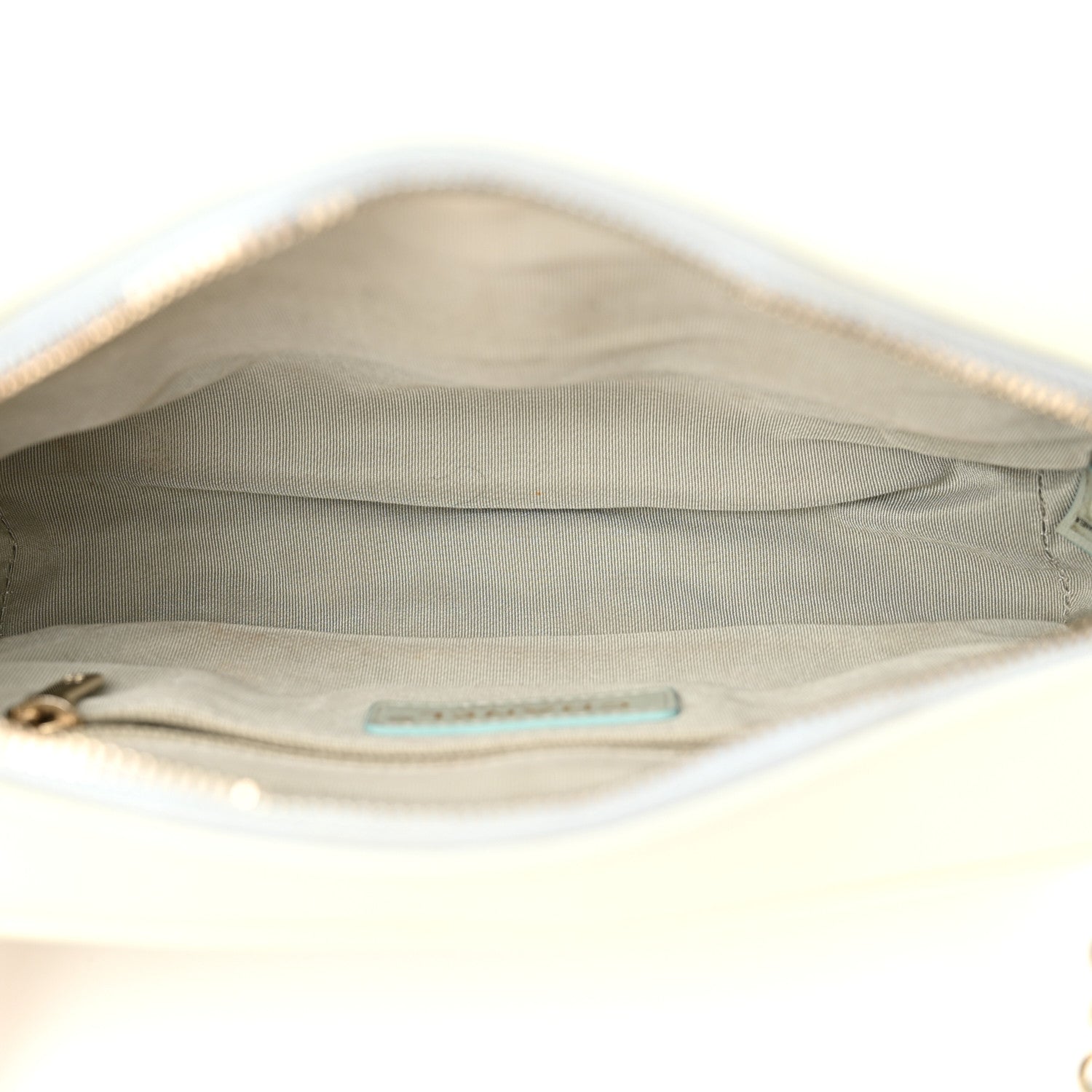 Chanel Goatskin Quilted Tri-Color Small In & Out Camera Case Green Blue Pink 6 of 12