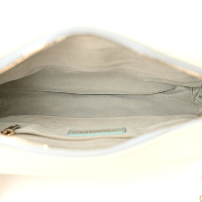 Chanel Goatskin Quilted Tri-Color Small In & Out Camera Case Green Blue Pink 6 of 12