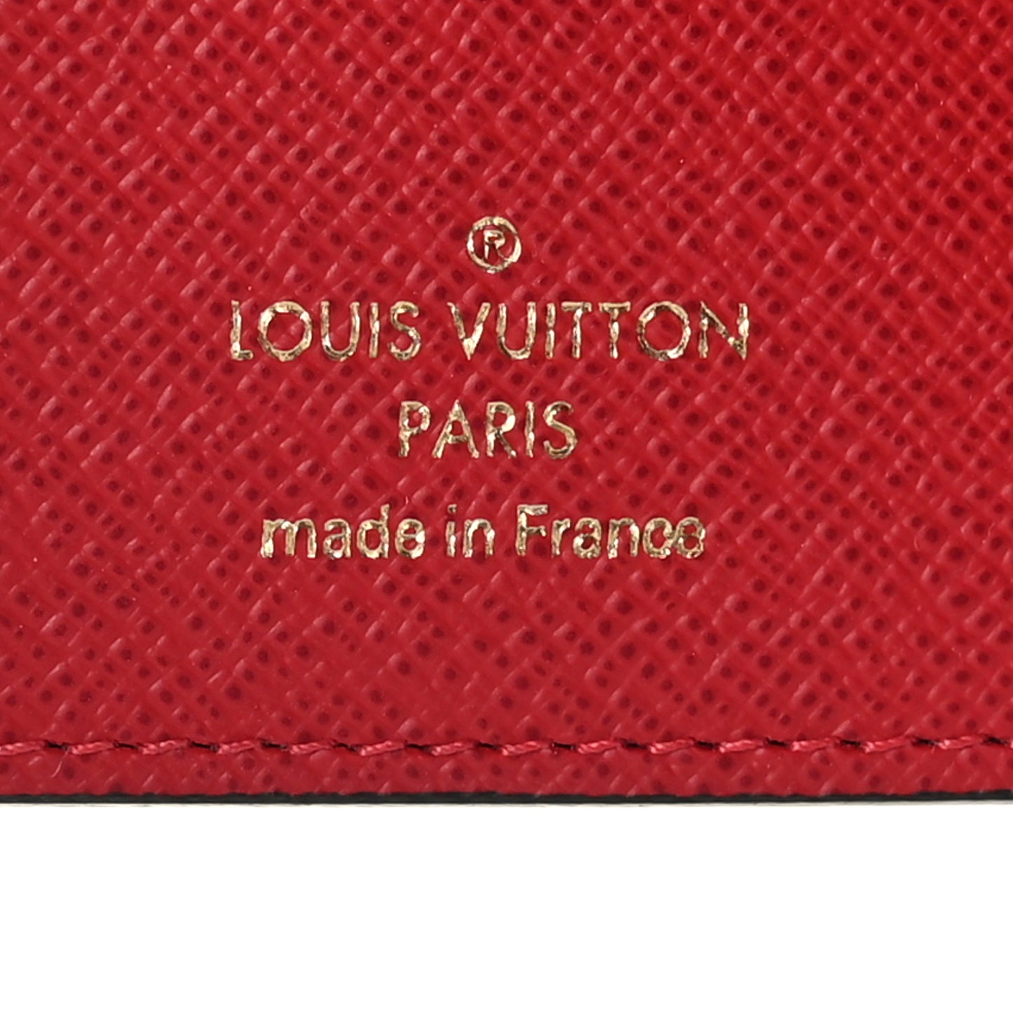 Damier Ebene Victorine Wallet Red
