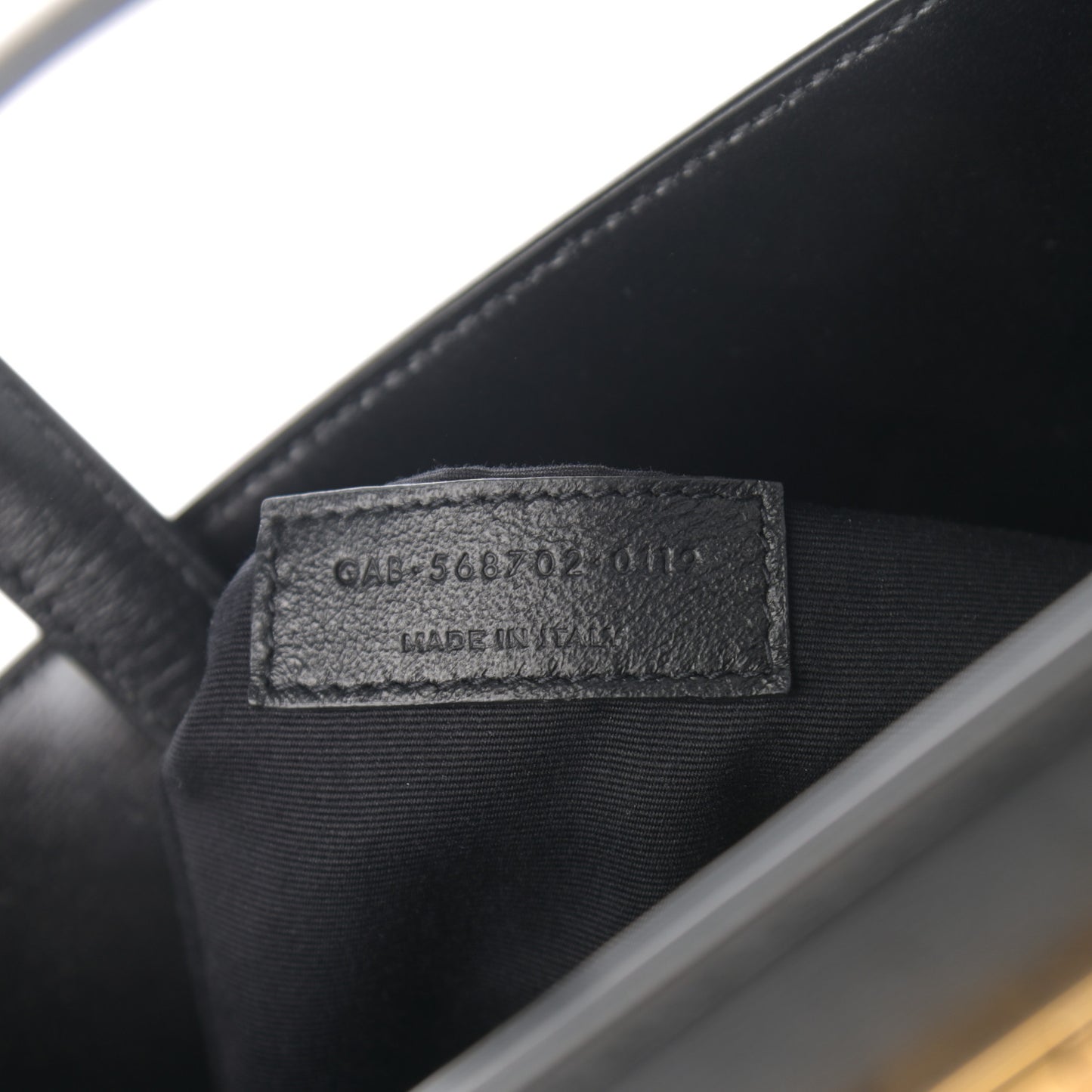 Calfskin Small Manhattan Shopper Tote Black