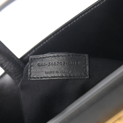 Saint Laurent Calfskin Small Manhattan Shopper Tote Black 7 of 11