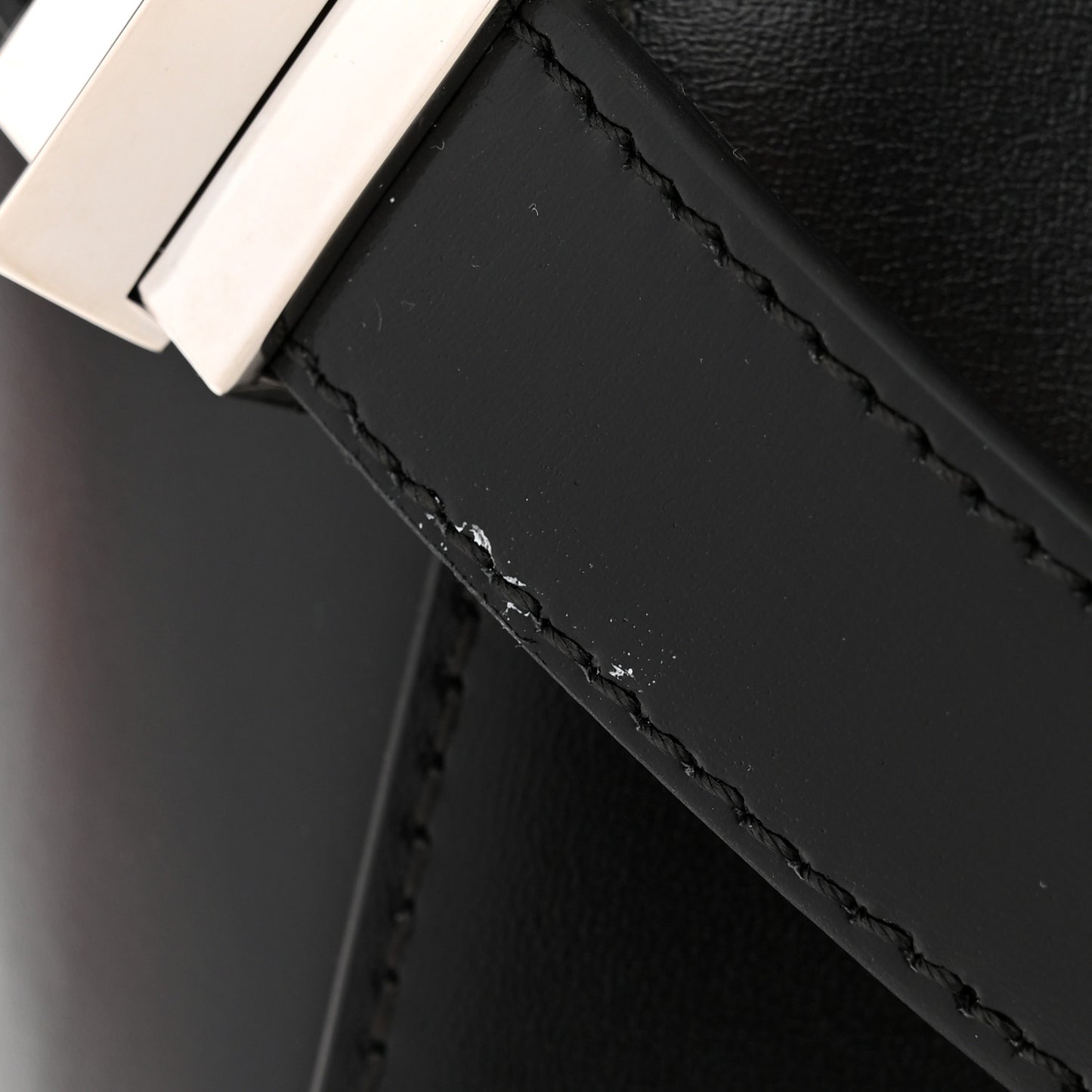 Shiny Lord Calfskin Small Antigona Black