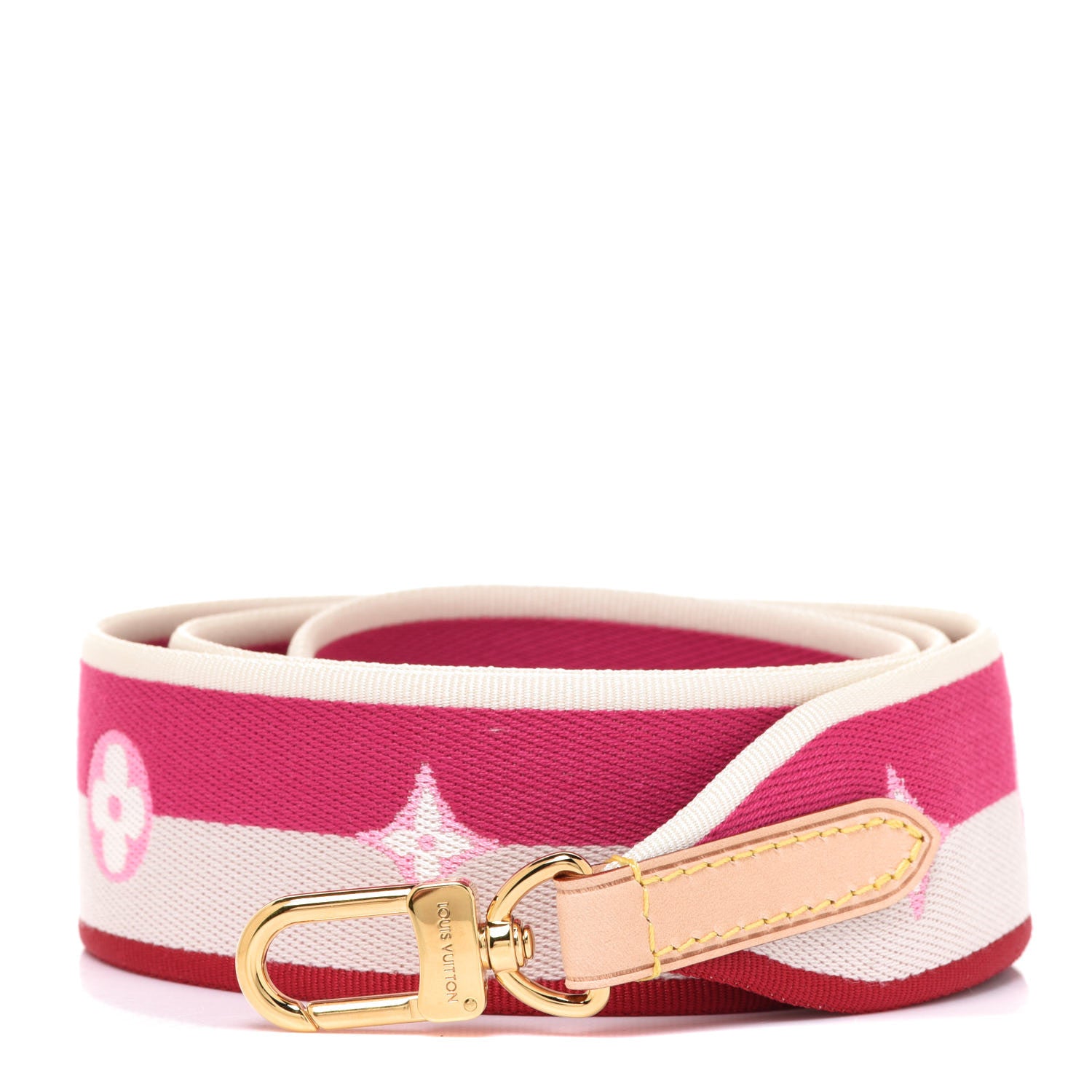 Louis Vuitton Jacquard Speedy Bandouliere 20 Shoulder Strap Fuchsia 1 of 4