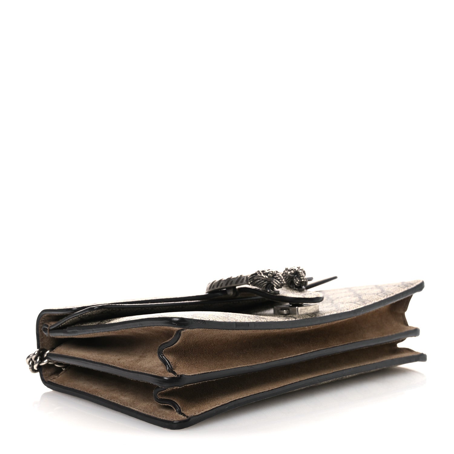 Gucci GG Supreme Monogram Small Dionysus Shoulder Bag Taupe 4 of 14
