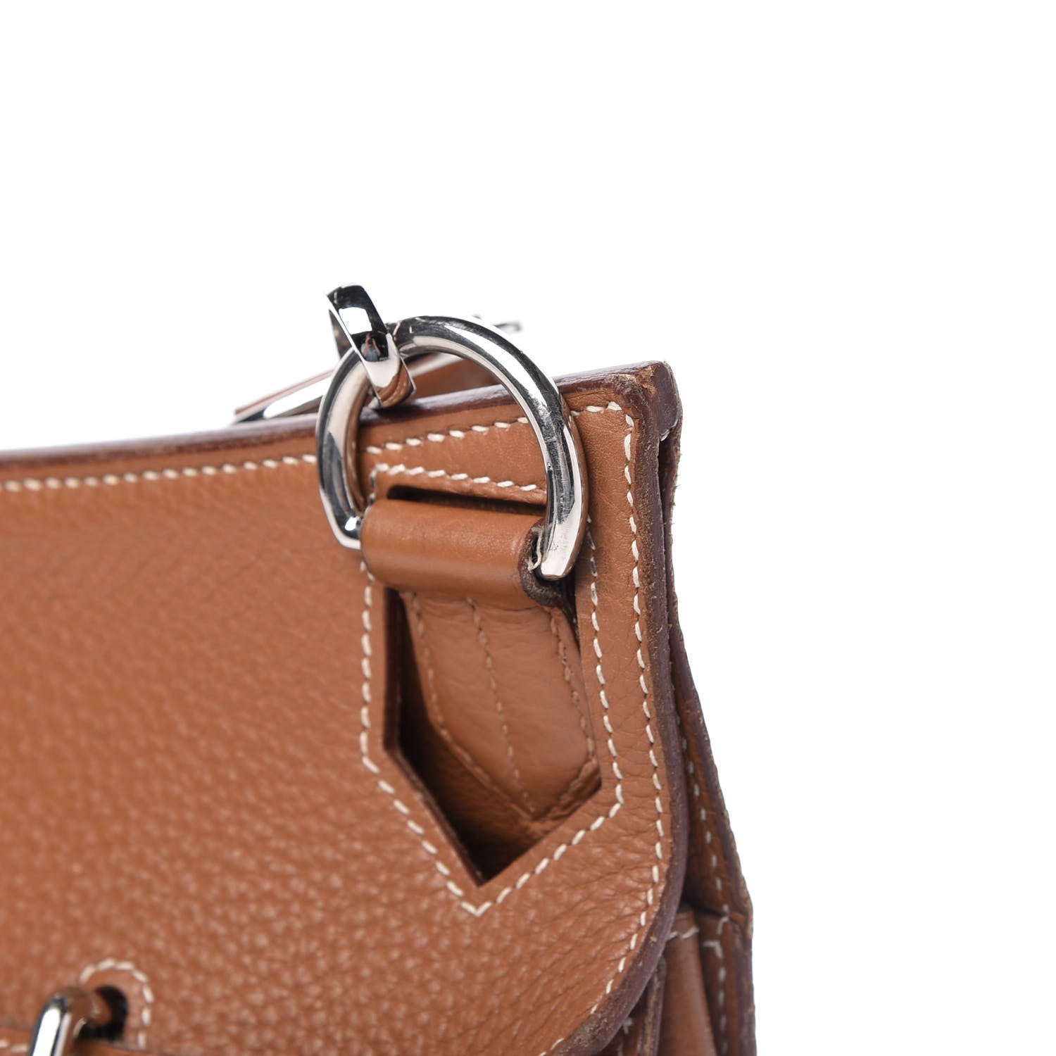 Hermes Taurillon Clemence Jypsiere 34 Gold 12 of 15