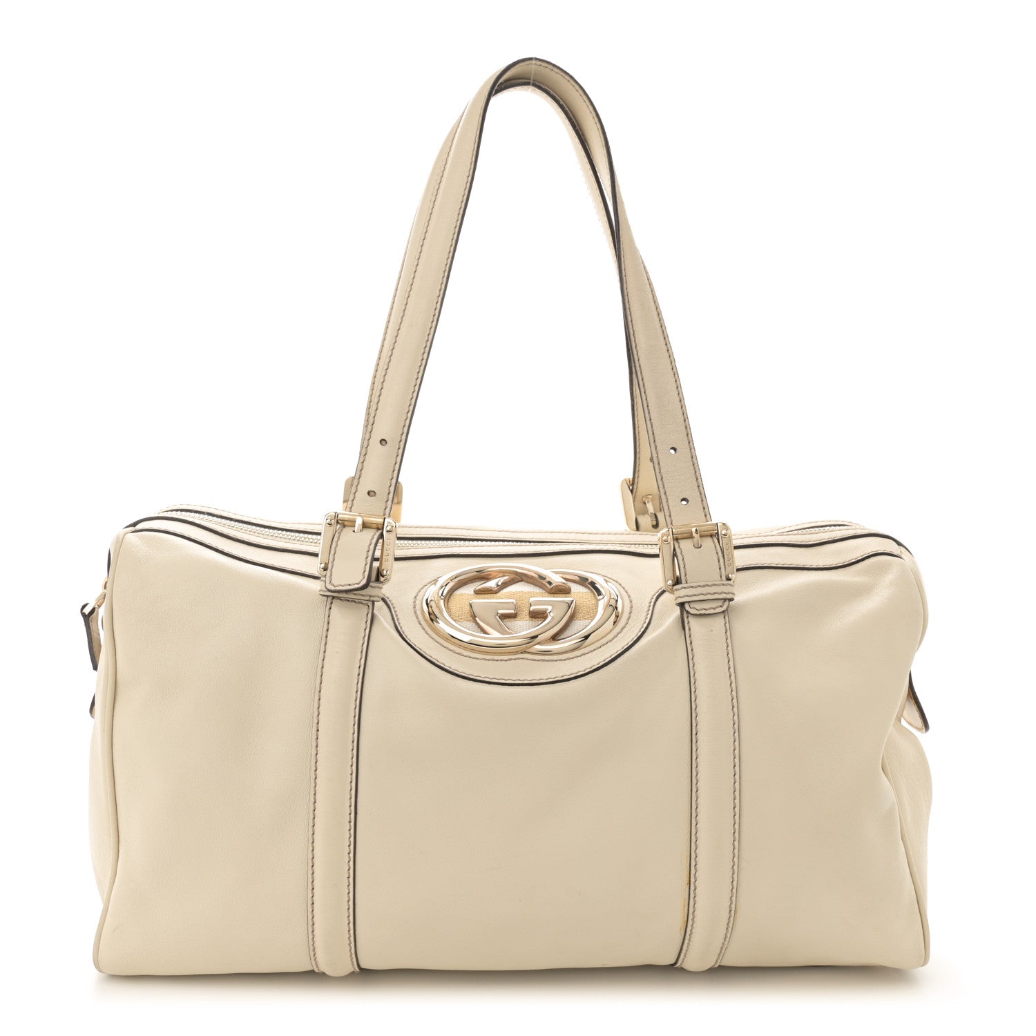 Gucci Calfskin Medium Britt Boston Ivory 1 of 13