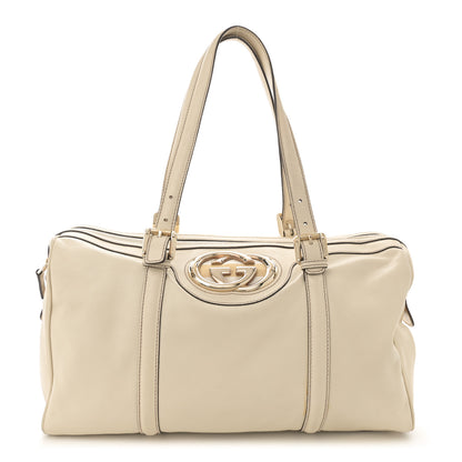 Gucci Calfskin Medium Britt Boston Ivory 1 of 13