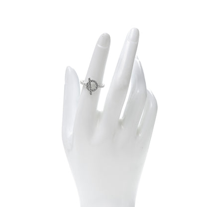 Hermes 18K White Gold Diamond Finesse Ring 53 6.25 2 of 7