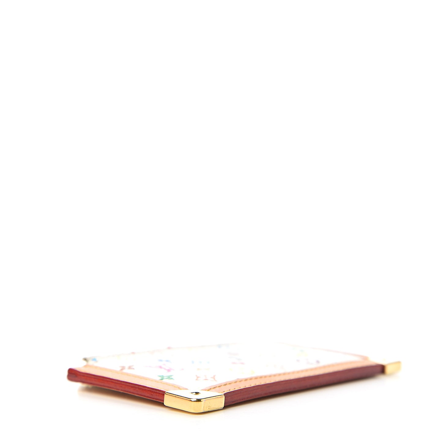 Monogram Multicolor Key Pouch White