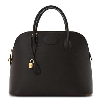 Hermes Courchevel Bolide 35 Chocolate 1 of 12