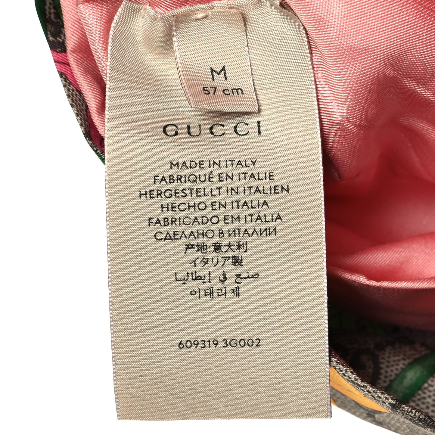 Silk Monogram Flora Print Headband M Pink
