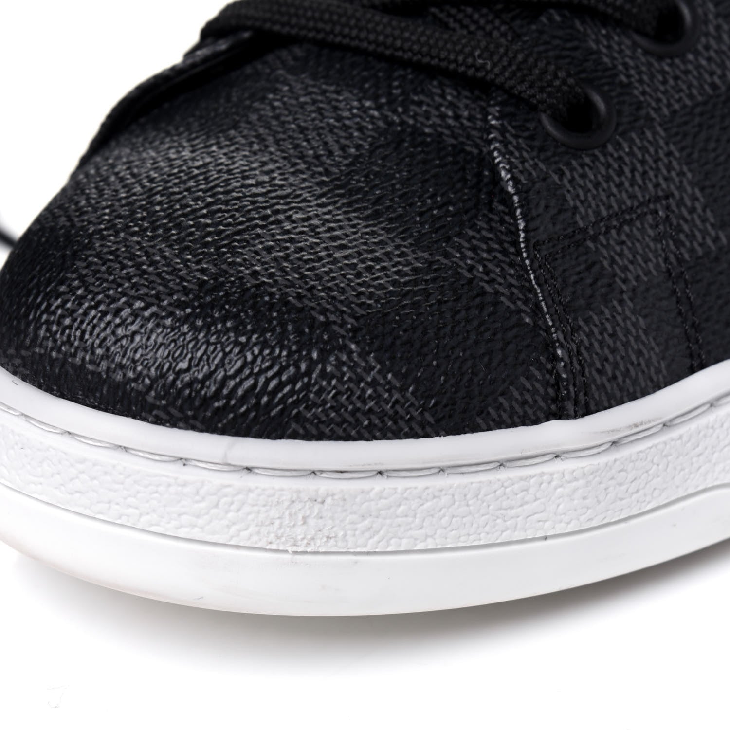 Louis Vuitton Calfskin Damier Graphite Frontrow Sneakers 8 11 of 13