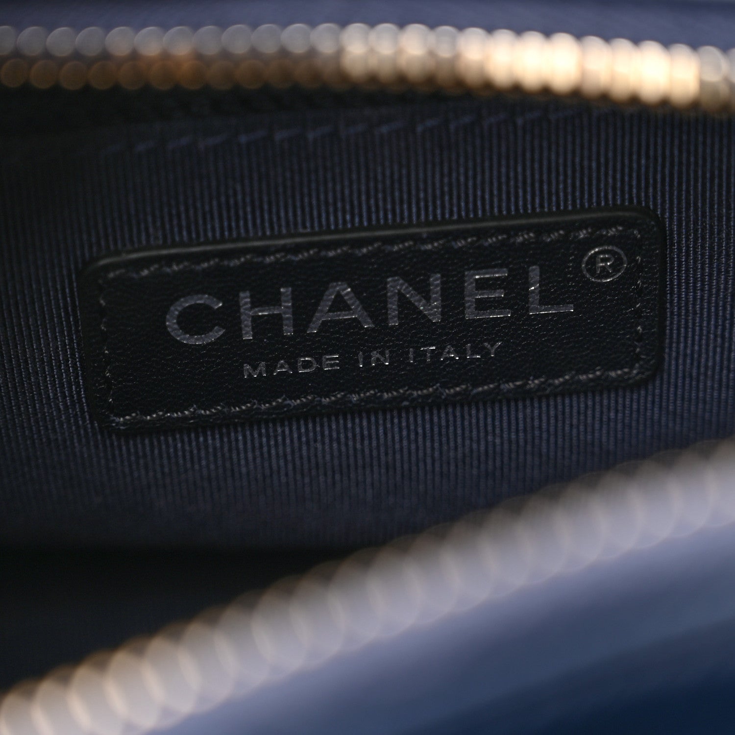 Chanel Tweed Calfskin Small Gabrielle Hobo Blue 6 of 10