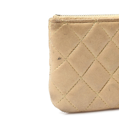 Chanel Metallic Lambskin Star Embossed Coin Purse Case Gold 10 of 11