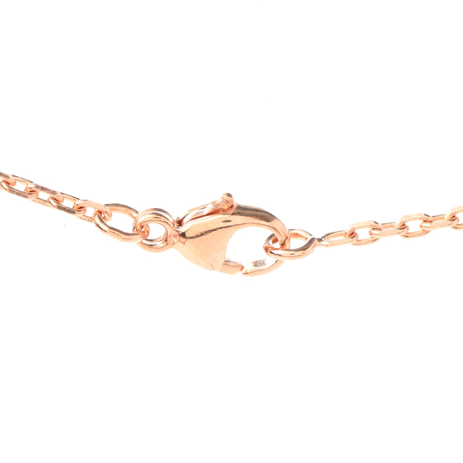 Hermes Lacquered Rose Gold Mini Pop H Pendant Necklace Bleu Sature 6 of 7
