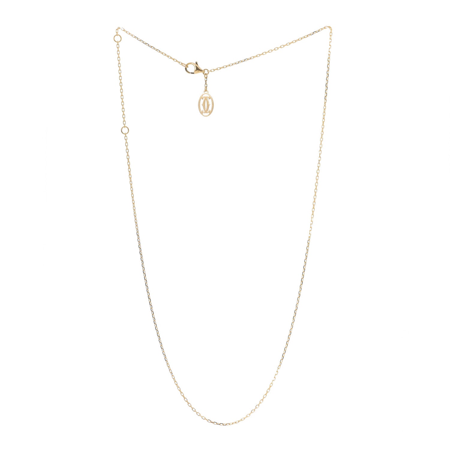Cartier 18K Yellow Gold Chain Necklace 3 of 6