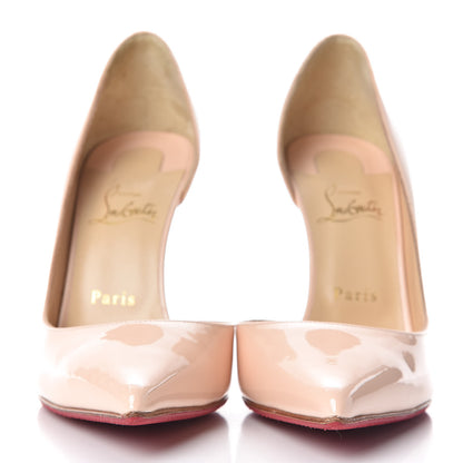 Christian Louboutin Patent Iriza 100 Pumps 40.5 Poudre 2 of 13