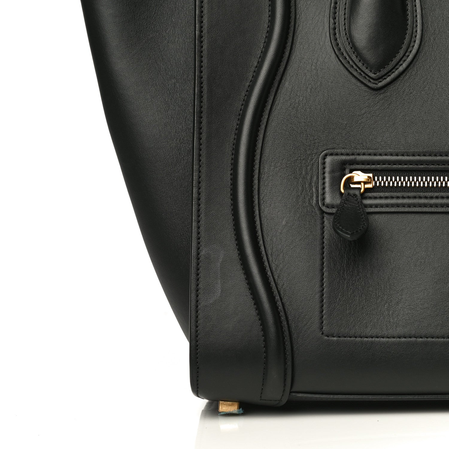 Celine Smooth Calfskin Mini Luggage Black 12 of 15