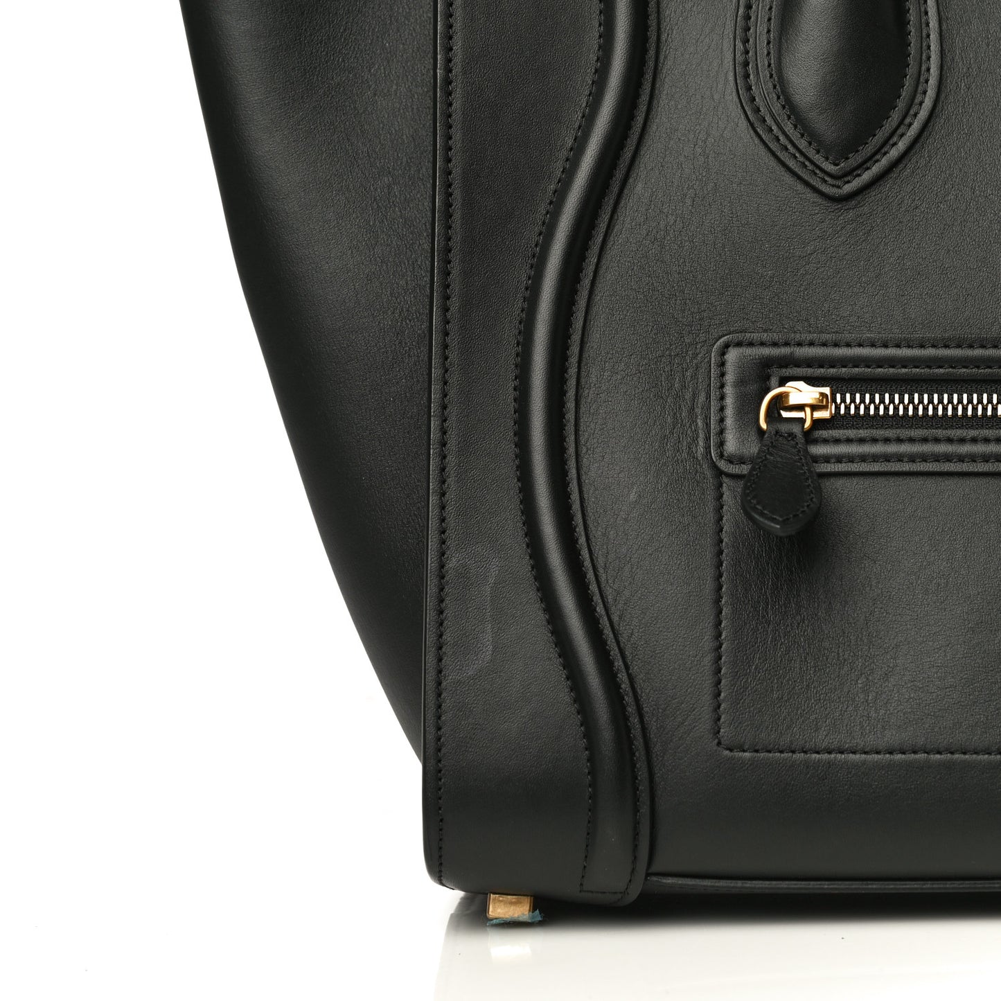 Smooth Calfskin Mini Luggage Black