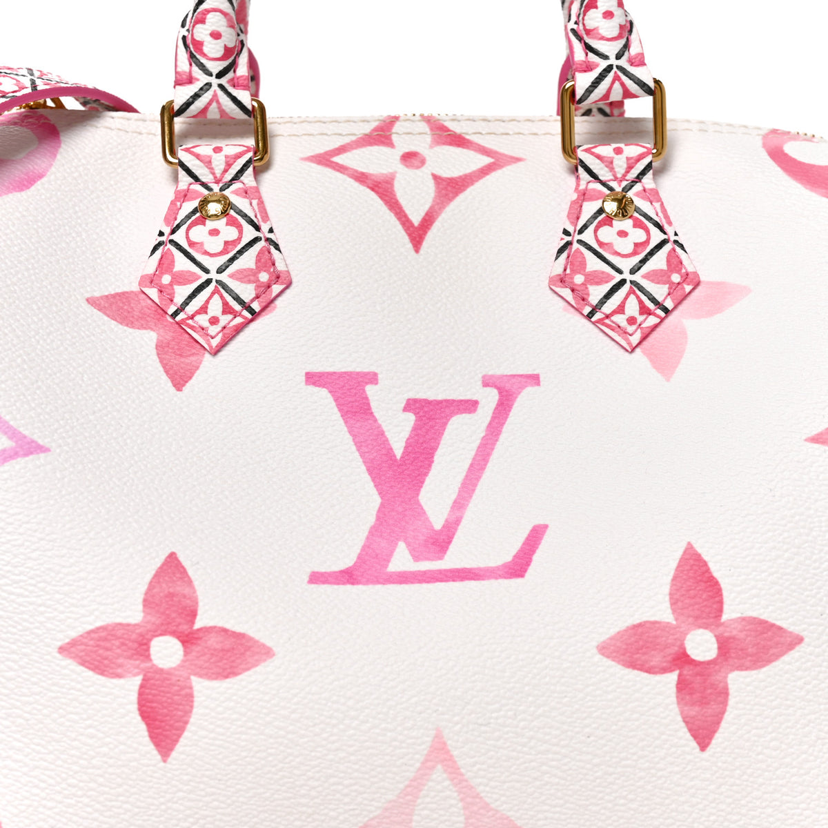 Monogram Giant Crafty Speedy Bandouliere 25 Rose