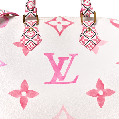 Louis Vuitton Monogram Giant Crafty Speedy Bandouliere 25 Rose 7 of 9